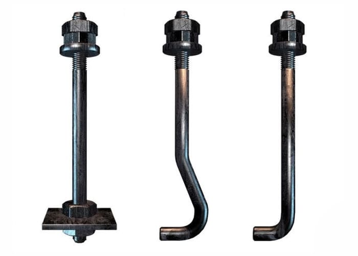 Применение фундаментных болтов