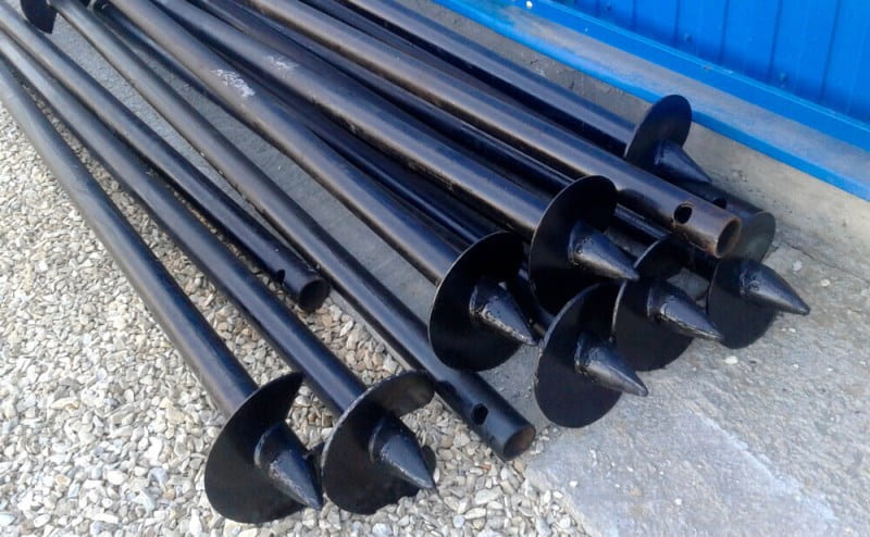 Сваи со сварными наконечниками