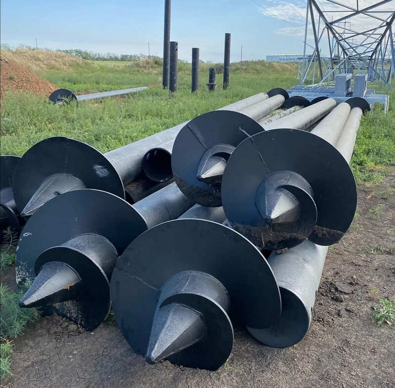 Двухлопастные сваи